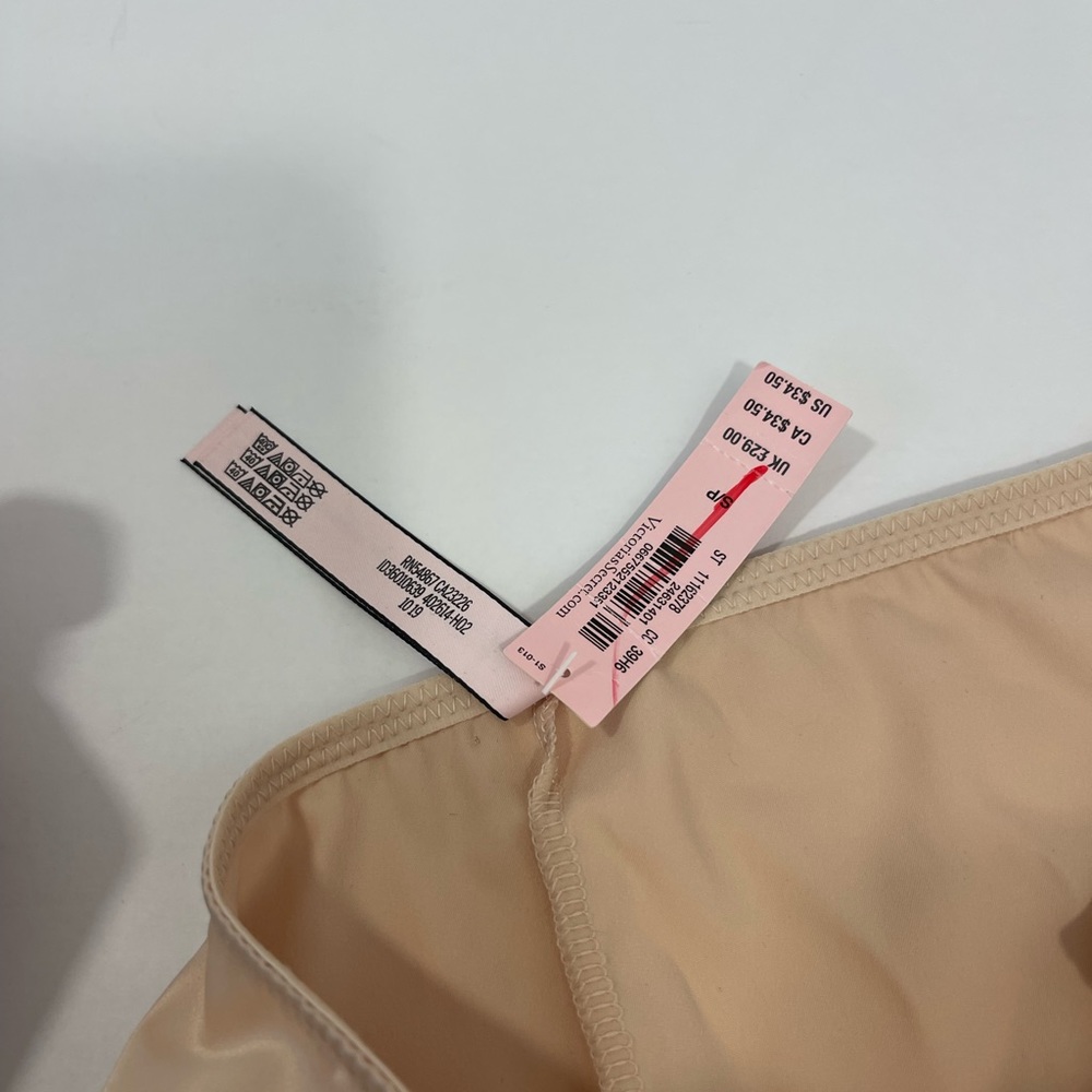 NWT Victoria Secret Nude Pink Lace High Waisted Underwear Panties - Picture 5 of 9